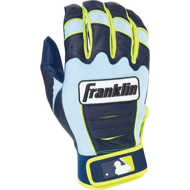 Franklin Adult CFX Pro Batting Gloves White/Blue XL Franklin Adult CFX Pro Batting Gloves White/Blue XL